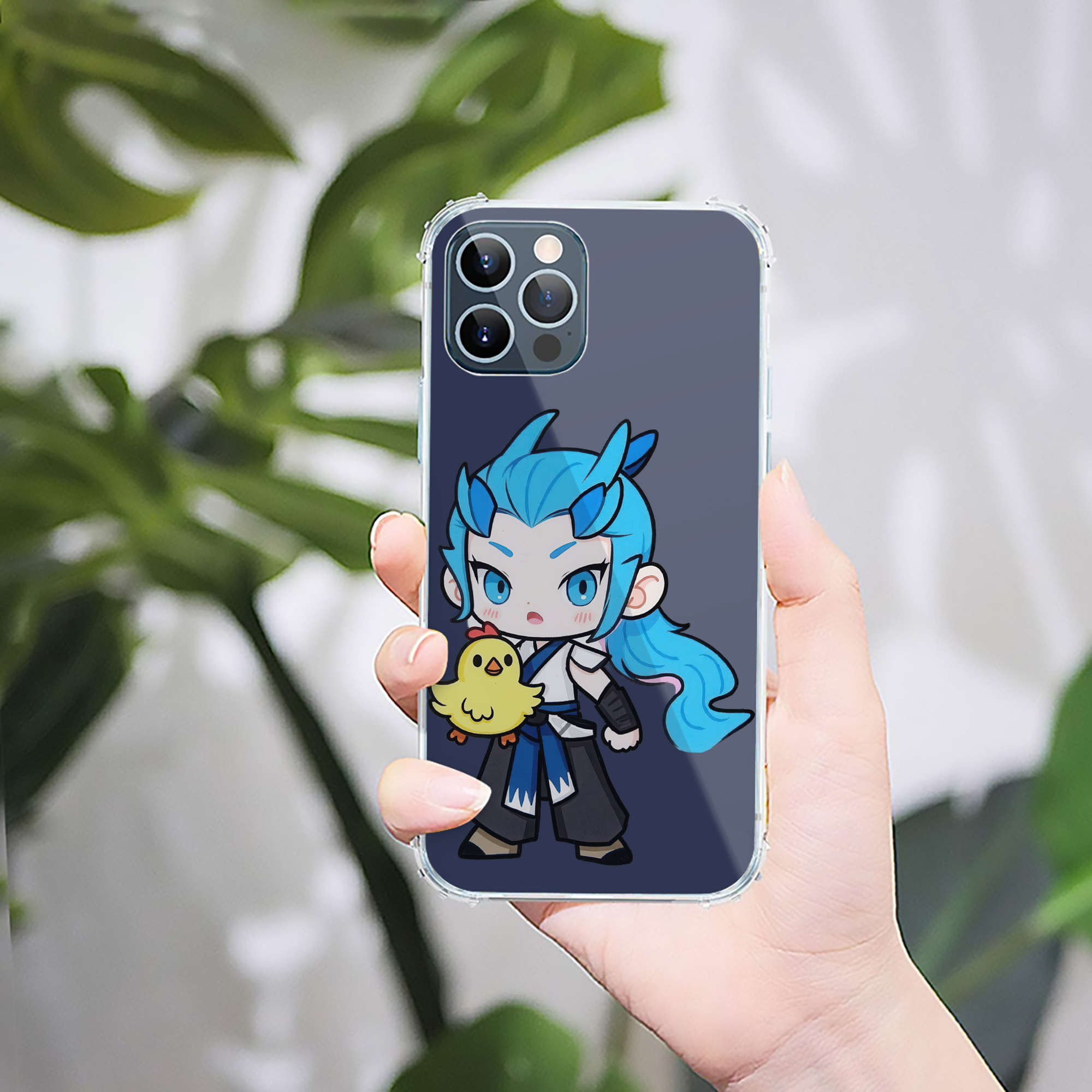 （画像用） Ne Zha 2 ナタ 魔童の大暴れ 【iPhone 12シリーズ対応】透明スマホケース（クリアソフトケース）